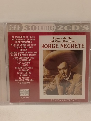 Jorge Negrete Serie 30 Exitos Cd Doble Nuevo
