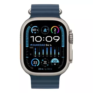 Apple Watch Ultra 2 GPS + Celular • Caja de titanio de 49 mm • Correa Ocean azul