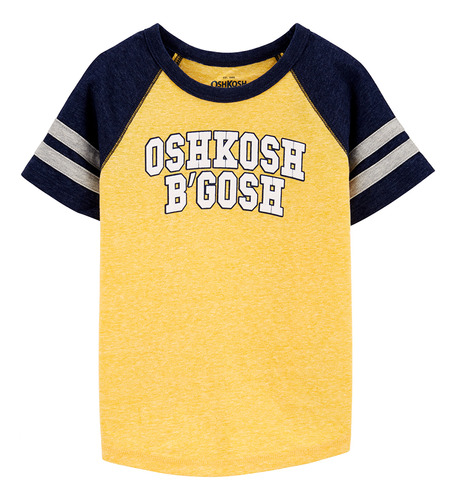 Oshkosh Remera Amarillo Manga Corta Logo