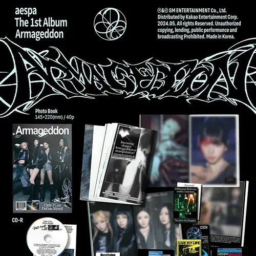 V- O Cdcd Cdcd Aespa-armageddon, Versão Fanzine, Primeiro