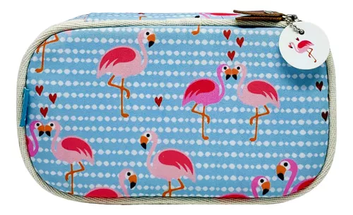 Estojo Escolar Jumbo Box 100 Pens Flamingo Mood Original | Parcelamento sem  juros