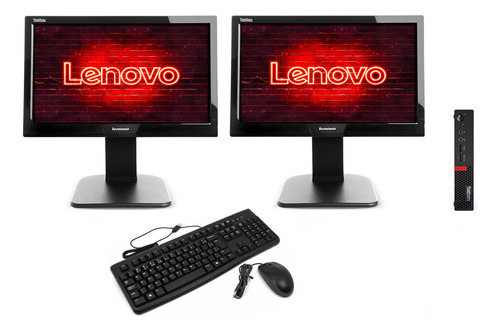 Cpu Lenovo Intel Core I5 16gb 1tb + 2 Monitores