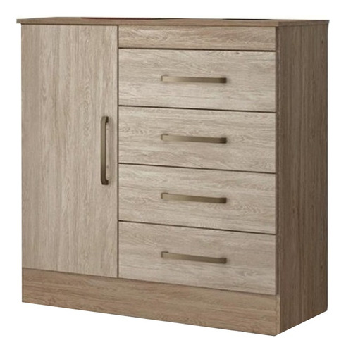 Comoda Cajonera Dormitorio Guarda Ropa 3 Cajones Genial Bl