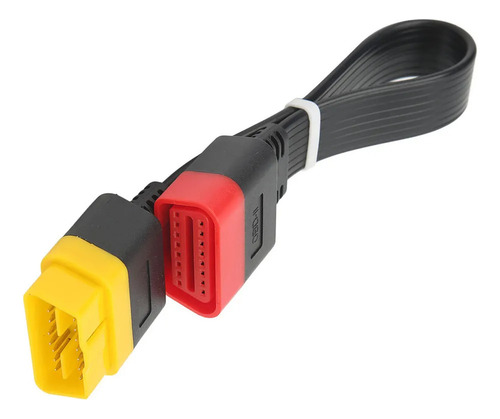 Cable De Extensión Obdii Obd2 Macho A Hembra De 16 Pines