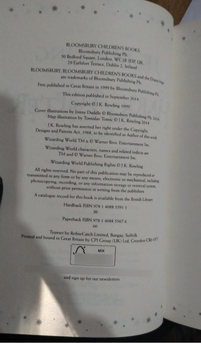 J K Rowling Harry Potter Hardback Special Edition Box Set