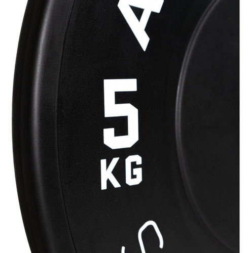 Army Disco Olímpico Negro 5 Kg Bumper Goma