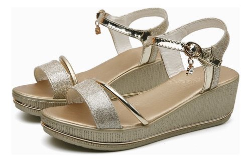Zy Sandalias Con Plataforma Para Mujer Moda Verano Tacones