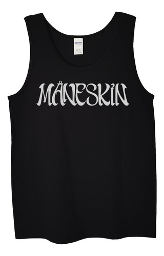 Polera Musculosa Maneskin Logo Rock Abominatron