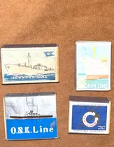 Comprar Fósforos Antiguos Caja De Madera Barcos De Colección X 4
