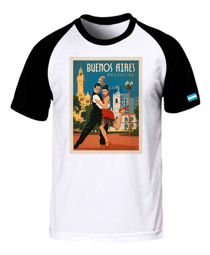 Buenos Aires Argentina Tango Remera Spun Adulto/niño