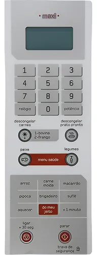 comprar Membrana Teclado Compatível Brastemp  Bms 35ab Bms35 Maxi