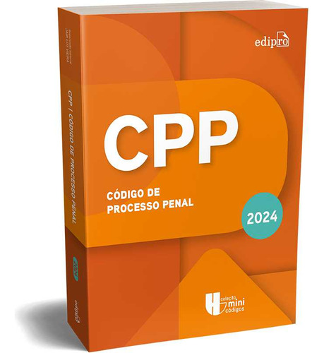 Código De Processo Penal 2024, De Jair Lot Vieira. Editora Edipro, Capa Mole, Edição 1 Em Português, 2024