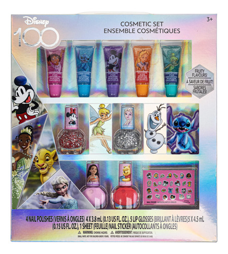 Disney - Juego De 100 Maquillaje Cosmético Brillante Para .