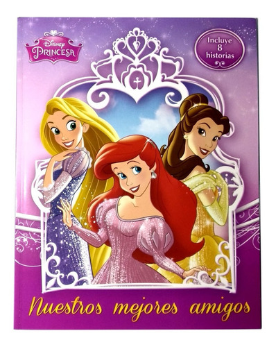 Disney Princesas - Libro Con 8 Historias - Ariel Belle 