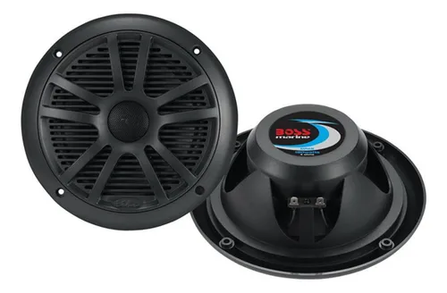 Parlante Nautico Boss 165mm Lanchas Nautica Buggy 180 Watts Color Negro