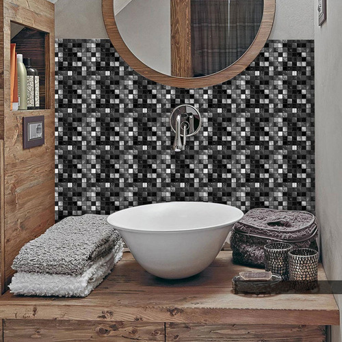 25 Pegatinas Para Azulejos De Cristal Diseño De Mosaico Im