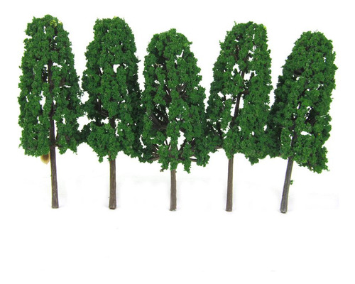 Paisaje Del Ferrocarril Verde Oscuro Verde Claro