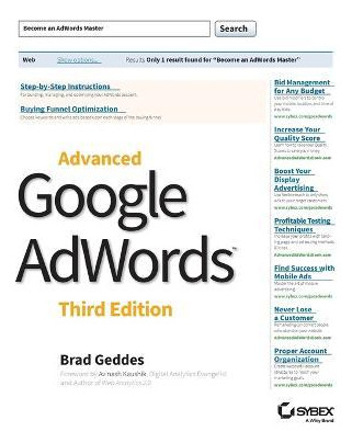 Libro Advanced Google Adwords - Brad Geddes
