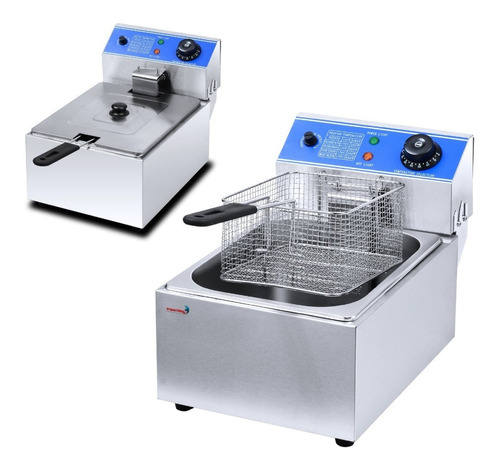 Fritadeira Elétrica Industrial Importway Inox 6 Litros 220v