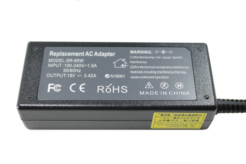 Cargador Notebook Acer 19v /3.42a Acer Aspire