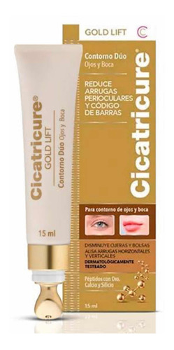 Contorno Dúo Ojos Cicatricure Gold Lift Antiarrugas 15 G