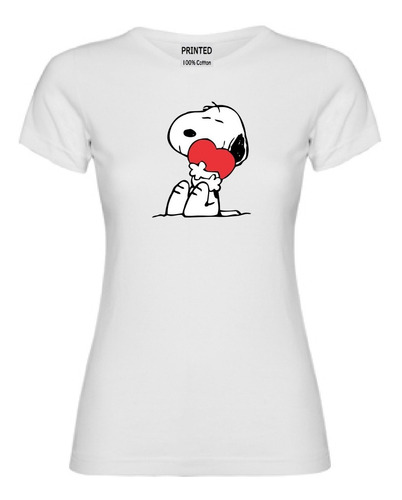 Polera Estampada Mujer Snoopy W