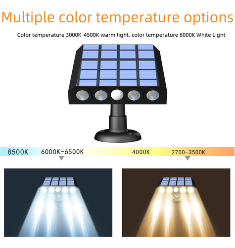 Lámpara De Pared Solar C, Luz Blanca Cálida, Lámpara De Pare