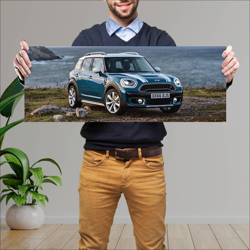 Cuadro 30x80cm Auto 2017 Mini Cooper S Countryma 296