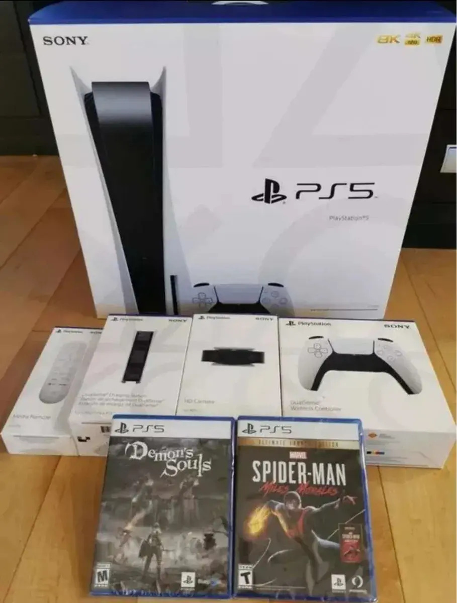 Sony Playstation 5 825gb Standard Cor Branco