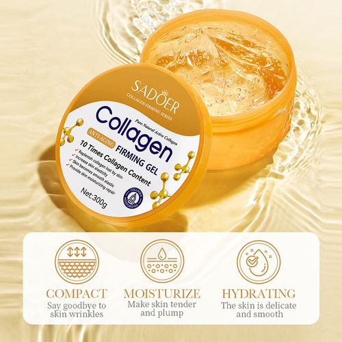 Kit De 2 De Gel Reafirmante De Colágeno 300 G C/u