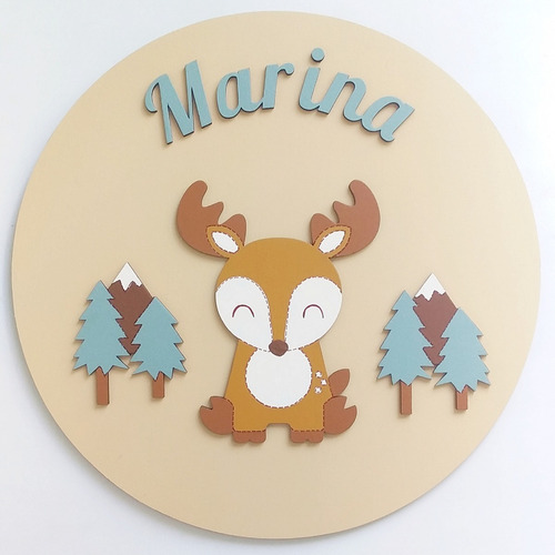 Imagen 10 de 10 de Carteles Con Nombre Xl Niñas - Decoración Infantil