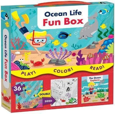 Libro Ocean Life Fun Box : Includes A Storybook And A 2-i...