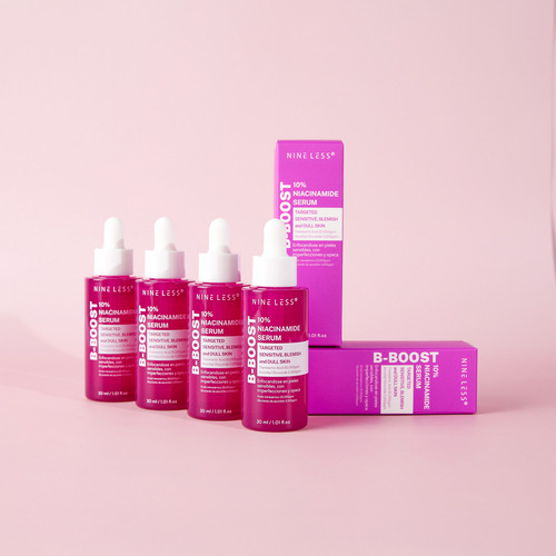 Nine Less B-boost Serum Niacinamida 10% Piel Sensible 30ml. Momento De Aplicación Día/noche Tipo De Piel Normal