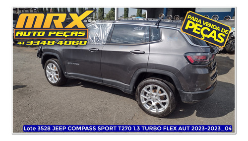 Sucata Jeep Compass Sport T270 1.3 Turbo Flex Aut 2023
