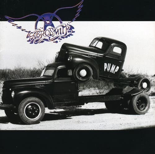 Disco de vinil com bomba Aerosmith (1989)