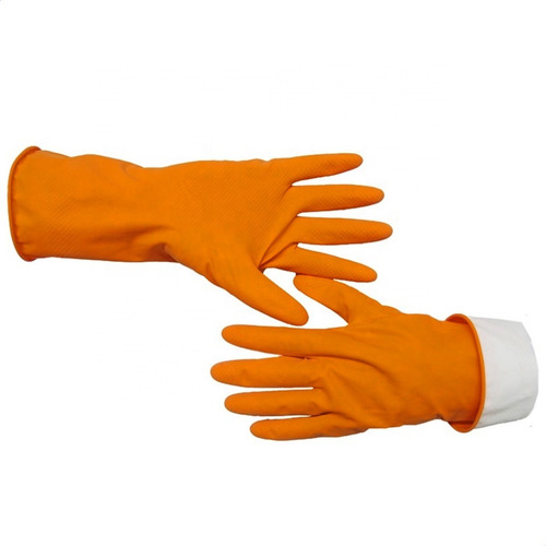 Imagen 4 de 7 de Guantes Limpieza Latex Resistentes Domestico Cocina Baño