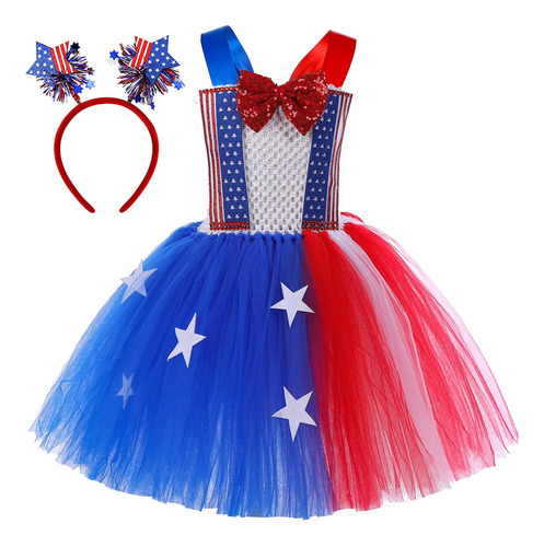 Tutu Dreams Girls 4th Of July Outfit Vestido De Tutú Patriót