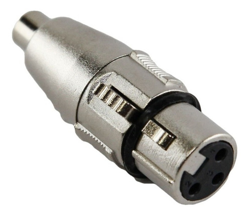 Adaptador Canon Hembra A Rca Hembra Metalico Dj Calidad Htec