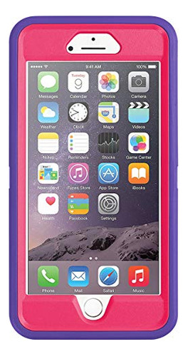 Funda For iPhone 6 Plus/6s Plus Morado Claro/red Rose Pl