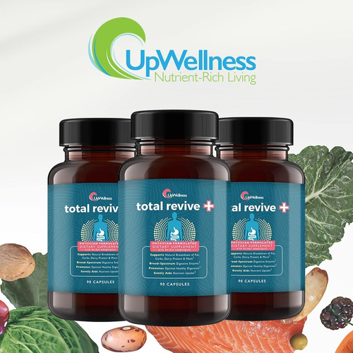Upwellness Total Revive 90 Cápsulas 10 Enzimas Digestivas