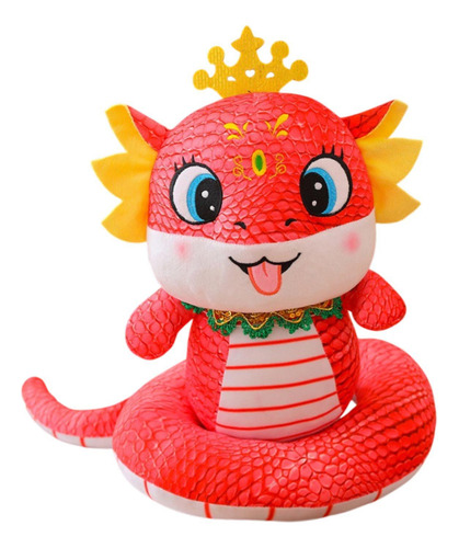 Ano Novo Chinês Brinquedo De Pelúcia 2025 Ano Vermelho