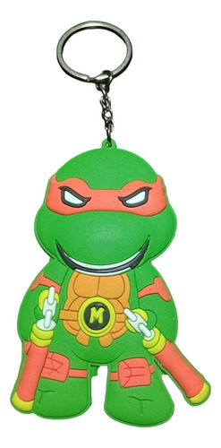 Llavero-tortugas Ninja-michelangelo