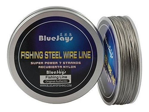 100 Meters Fishing Stee Wire Nylon Recubierto 1x7 Cable De A