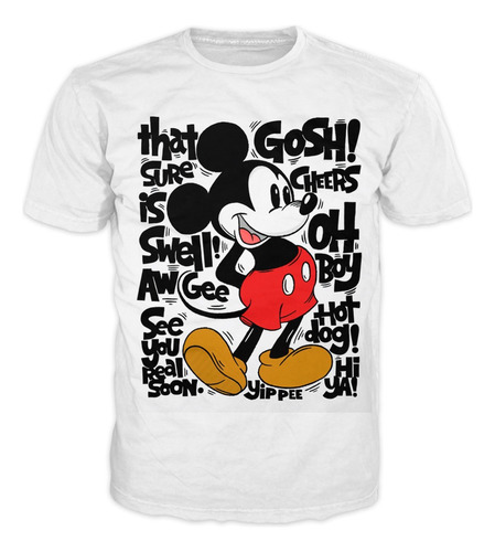 Camiseta De Mickey Mouse + Modelos Disponibles