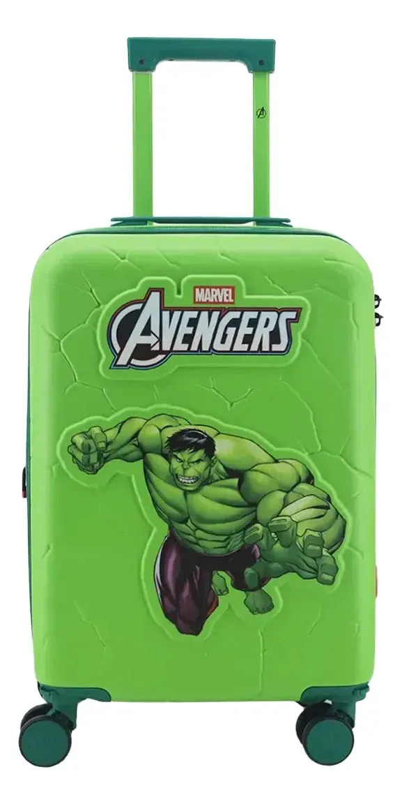 Valija Carry On 20" Hulk Avengers Ruedas Extraíbles 360