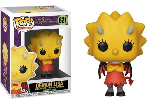 Funko Pop Lisa 821 Demon The Simpson Figura Original Edu
