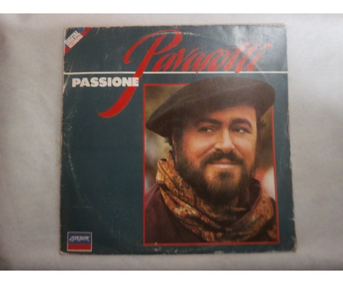 Lp Pavarotti - Passione, Disco De Vinil C/ Encarte, 1986