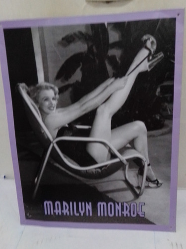 Cartel De Lámina Marilyn Monroe Original 2003 40x30 