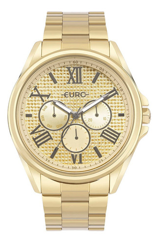 Relógio Euro Feminino Multiglow Dourado - Eu6p29aib/4d