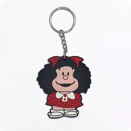 Llavero Mafalda Goma Doble Cara Producto Oficial Quino